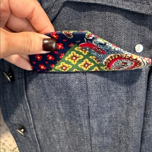 Patchwork Denim Shirt - Picture 8 of 16